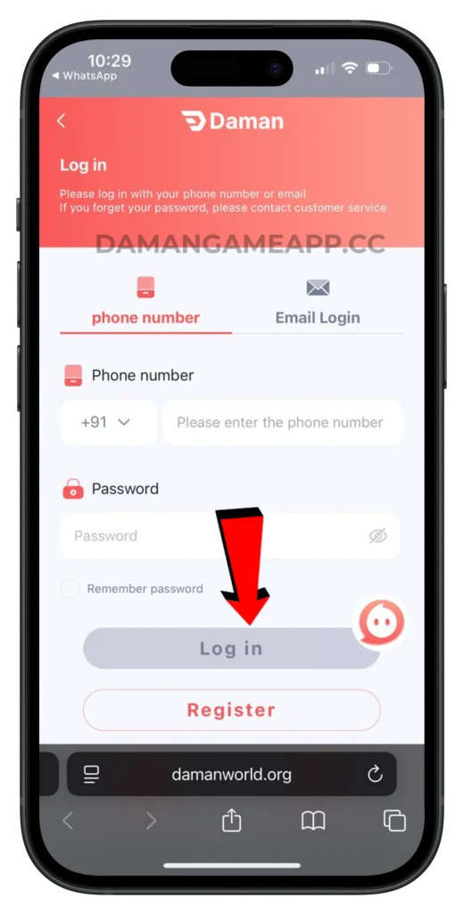 daman-game-login